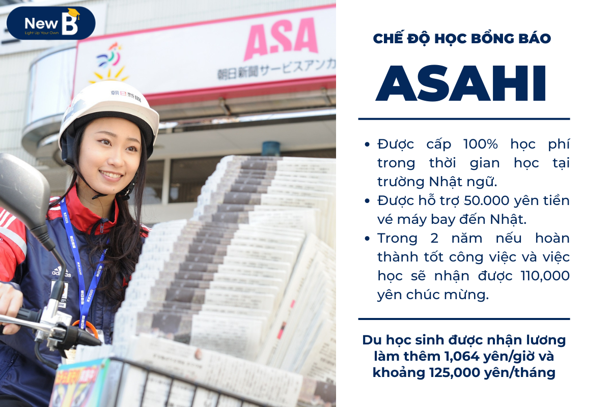 Chế độ học bổng báo Asahi