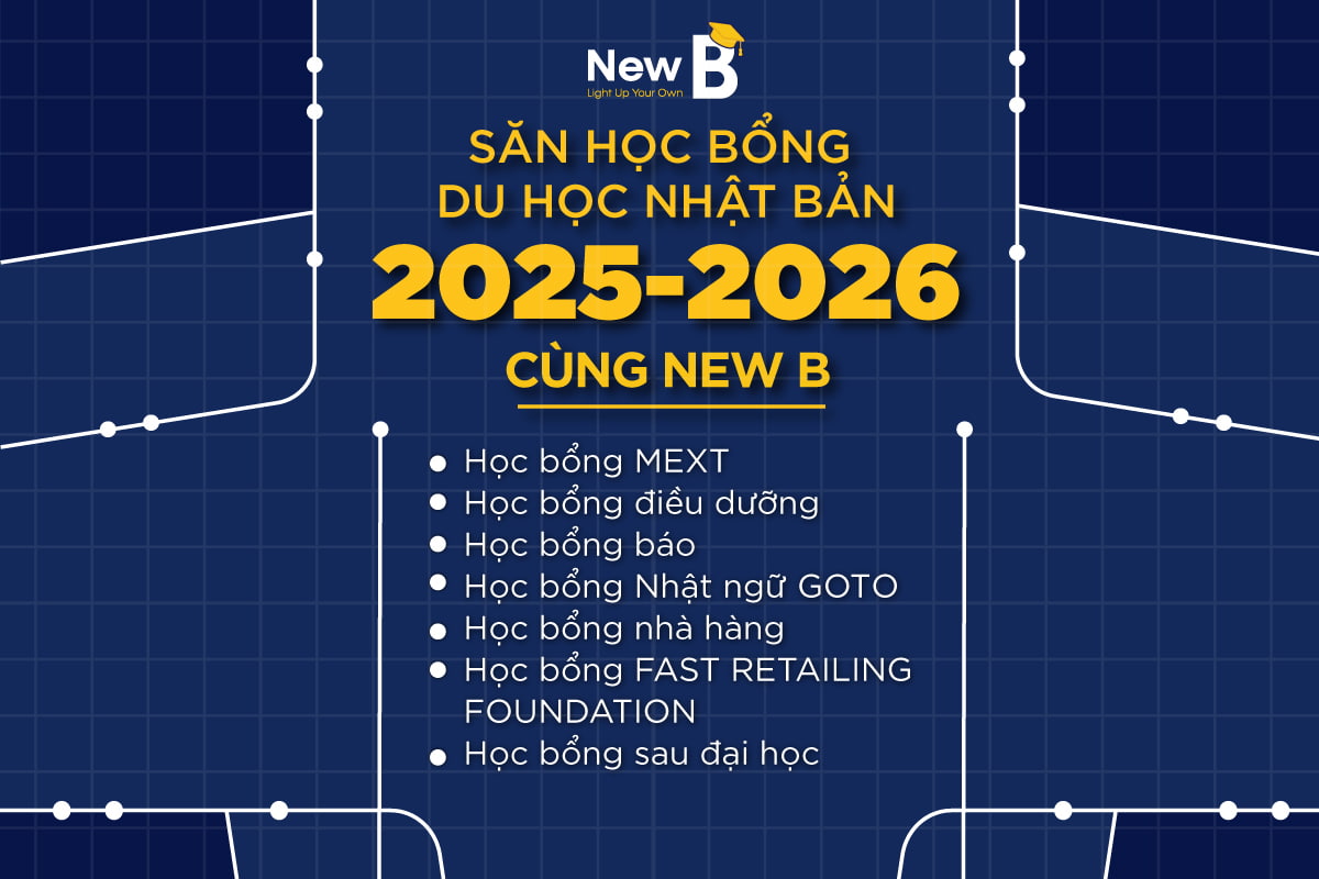 Săn học bổng du học Nhật Bản cùng New B