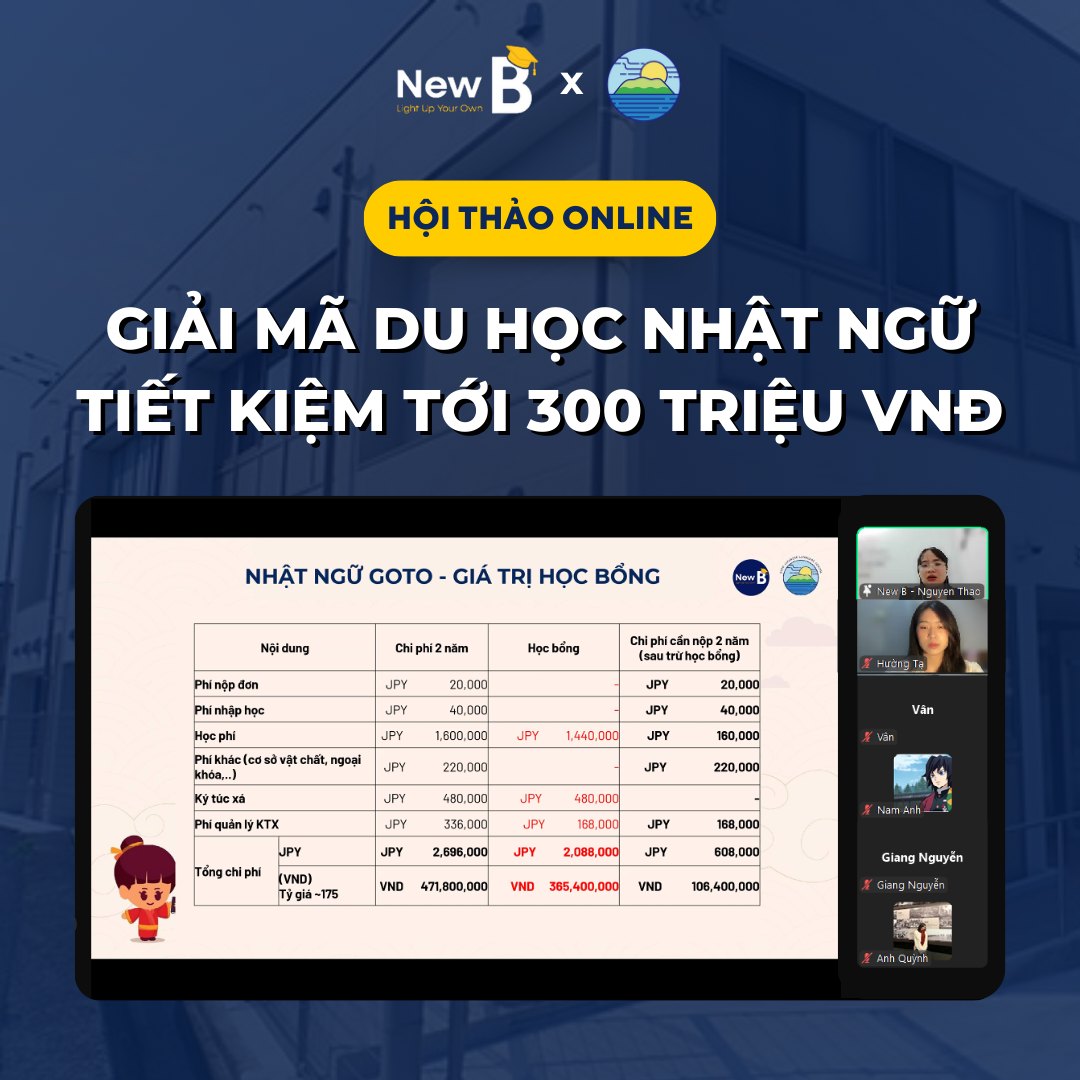 Giải mã du học Nhật ngữ tiết kiệm 300 triệu VNĐ Giải mã du học Nhật ngữ tiết kiệm 300 triệu VNĐ