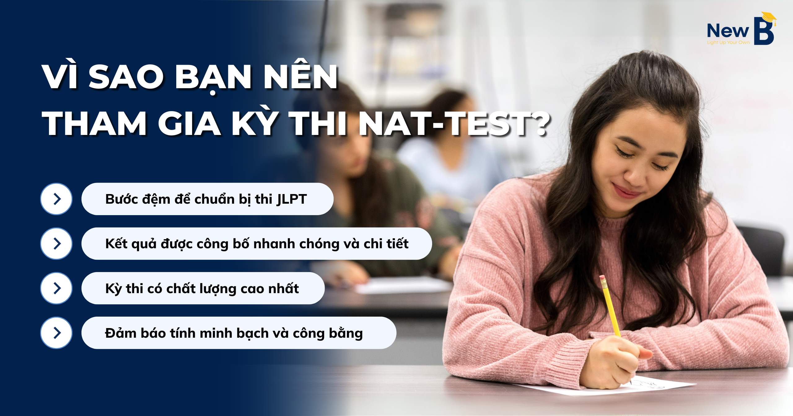 Cấu trúc đề thi NAT TEST - Vì sao bạn nên tham gia kỳ thi NAT TEST?