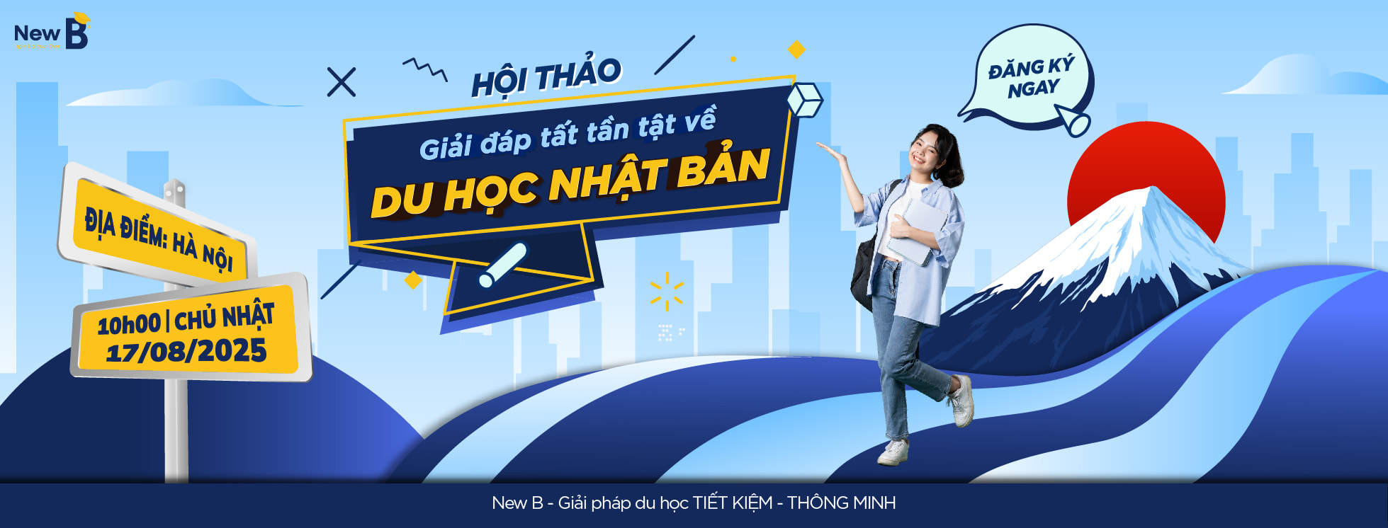 Hoi thao giai dap du hoc Nhat Ban cung New B