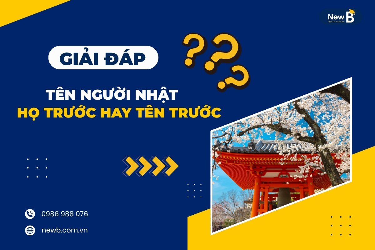 Tên người Nhật họ trước hay tên trước