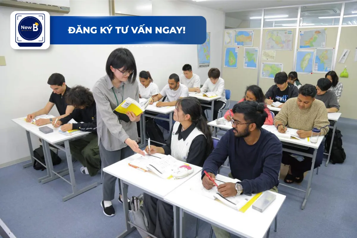 Lớp học tại trường Nhật ngữ Nhật Bản