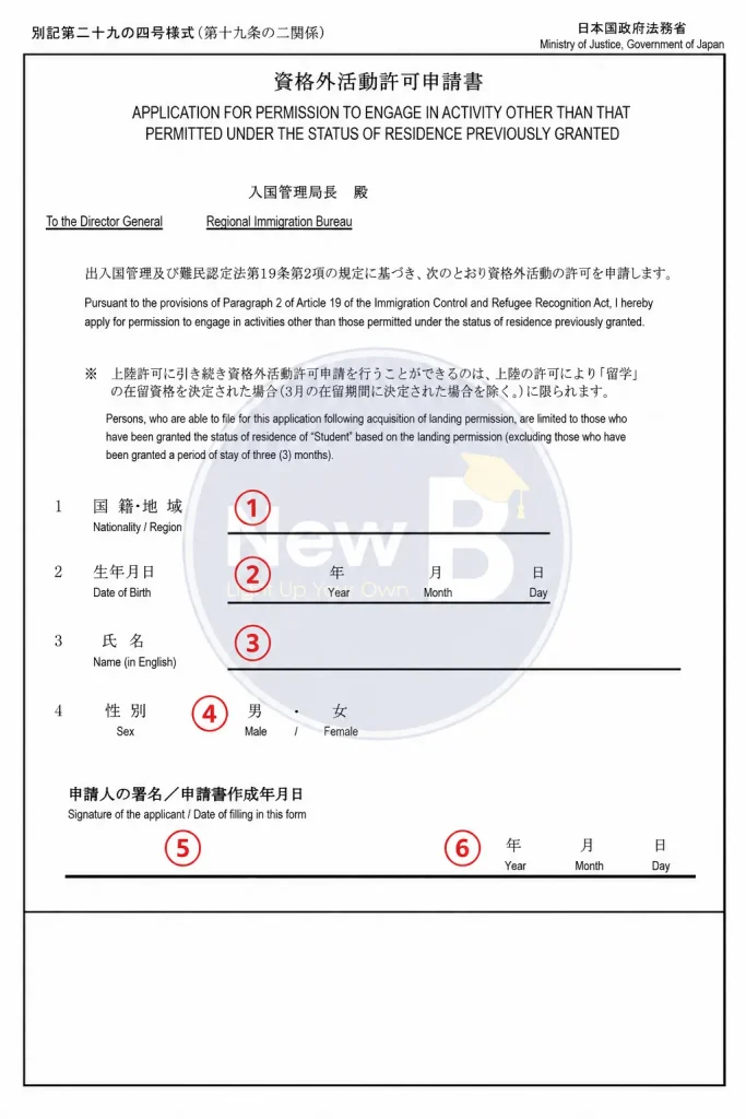 Cách Điền Đơn Xin Cấp Phép Làm Thêm Cho Du Học Sinh