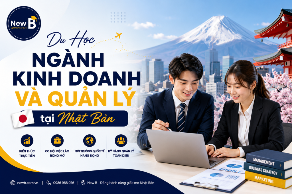 Con gái du học khối ngành kinh doanh và quản lý