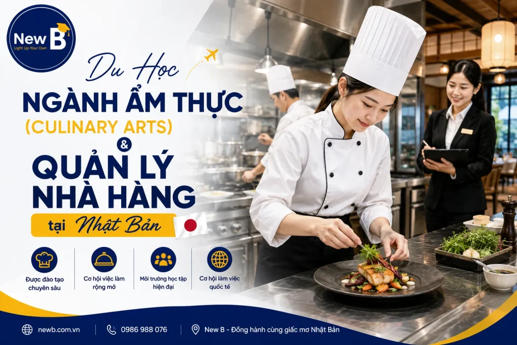 Con gái du học ngành ẩm thực và quản lý nhà hàng