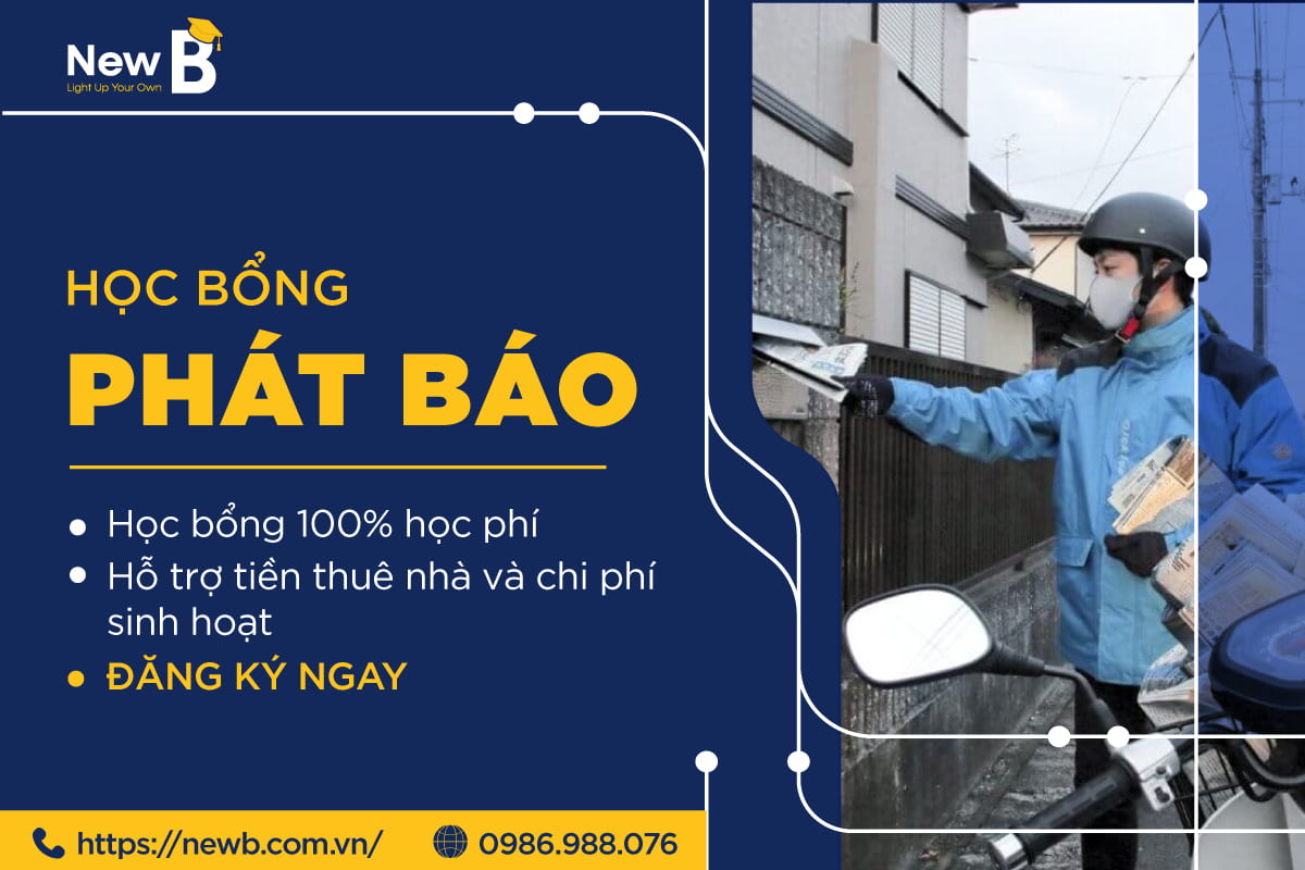 Học Bổng Báo Nhật Bản (Hỗ Trợ 100% Học Phí)