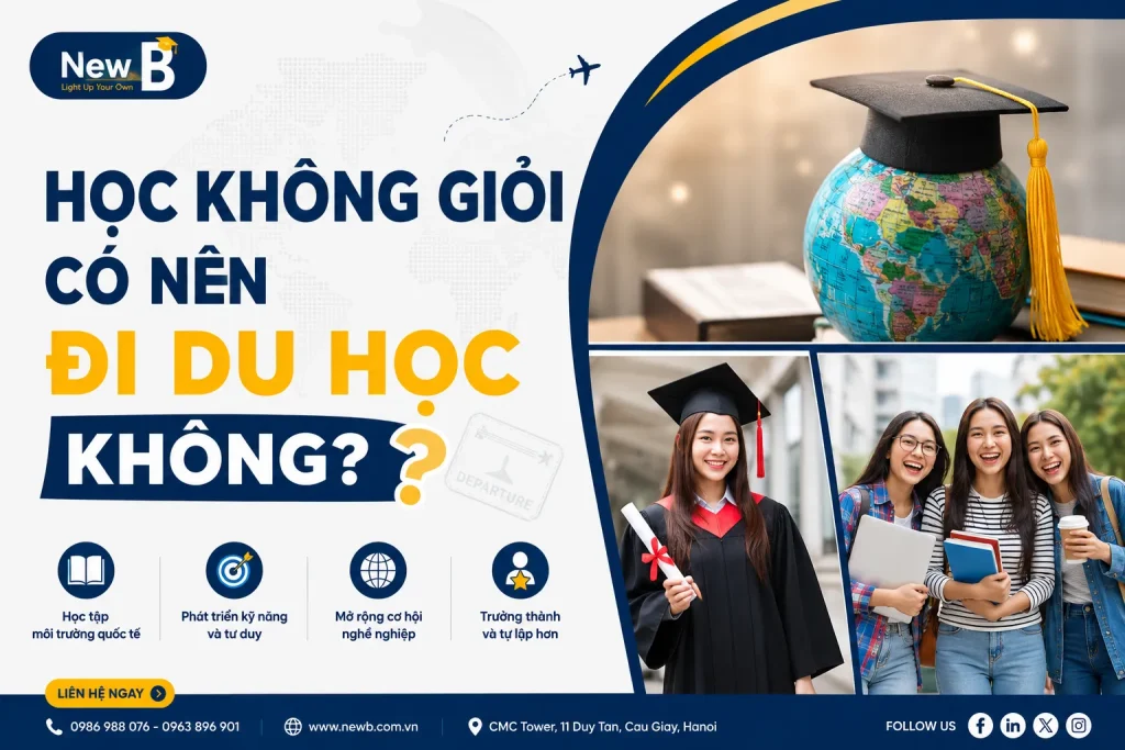 Học lực chưa tốt không đồng nghĩa với việc bạn không thể đi du học