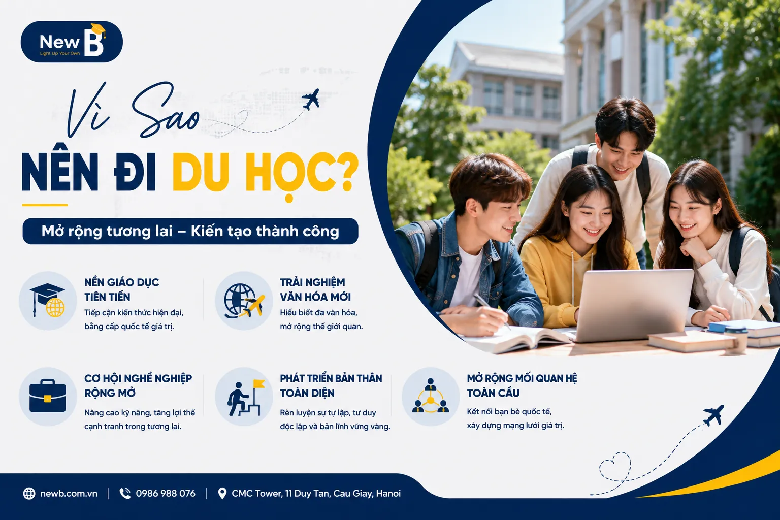 Vì sao nên đi du học và những lợi ích khi du học